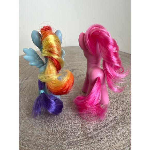 My Little Pony Rainbow Dash and Pinkie Pie Figure 3” 2010 - Picture 5 of 7